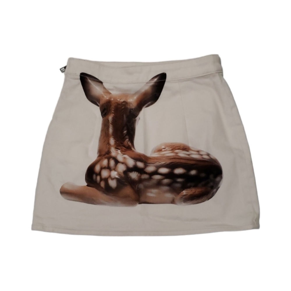Burberry Deer Print Mini Skirt - Picture 2 of 6
